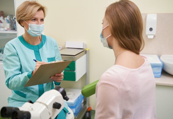 Close up of females being in welfare center